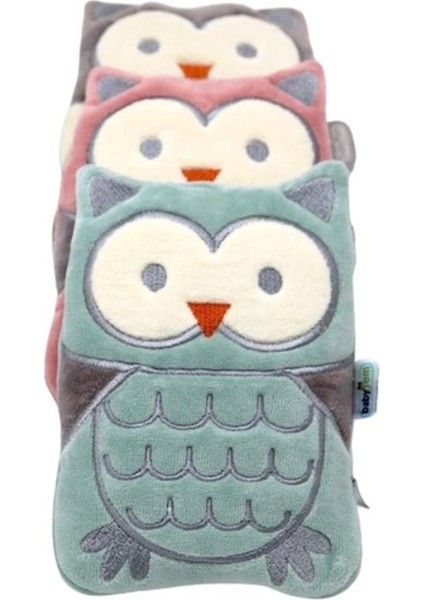 Kiraz Çekirdekli Baykuş Kadife Gaz Yastığı 366 Gri Baykuş modelleri