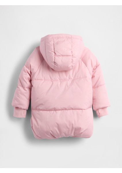 Kız Bebek Pembe Heavyweight Puffer Mont fiyatları