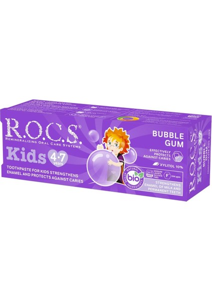 .kids Diş Macunu 35ML 4-7 Yaş Sakız fiyatları