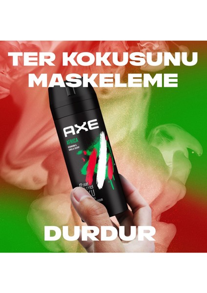 2 Adet Axe Africa Erkek Deodorant Sprey 150 ml modelleri