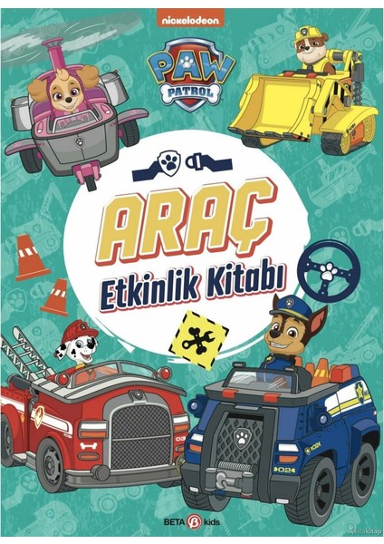 Paw Patrol Araç Etkinlik Kitabı