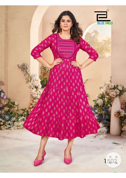 Hint Nakışlı Etnik Desenli Elbise fiyatları