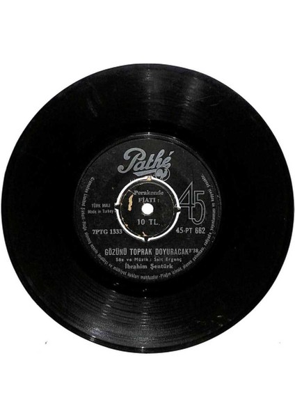 Ibrahim Şentürk - Gözünü Toprak Doyuracak Gel De Içme Plak (107) PLK16203