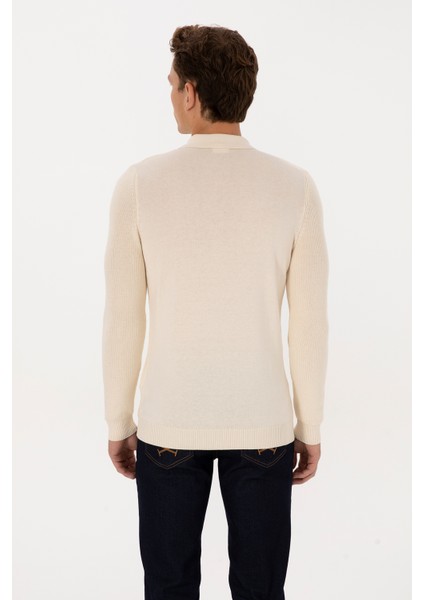 Erkek Krem Kazak /triko 50313685-VR071 indirimleri