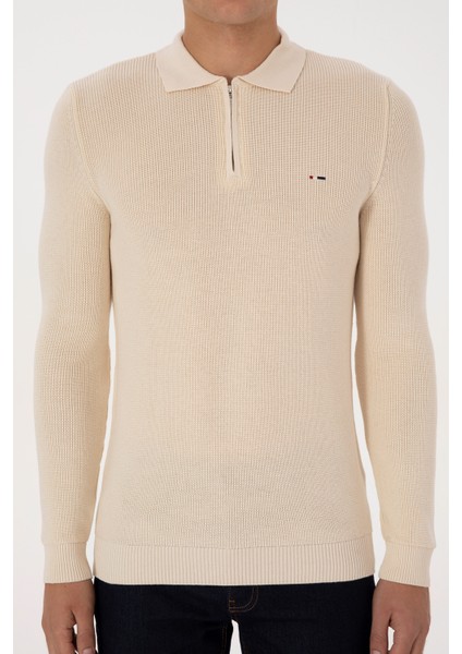 Erkek Krem Kazak /triko 50313685-VR071