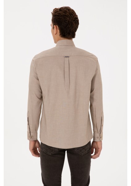 Erkek Haki Gömlek Basic 50307676-VR027 indirimleri