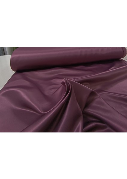 Düz Parlak Saten Fon Perde - Mor - Pilesiz Düz Dikim - STN222 modelleri