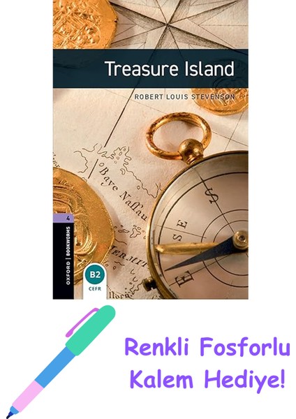 Obwl Level 4: Treasure Island - Audio Pack + Fosforlu Kalem Hediye