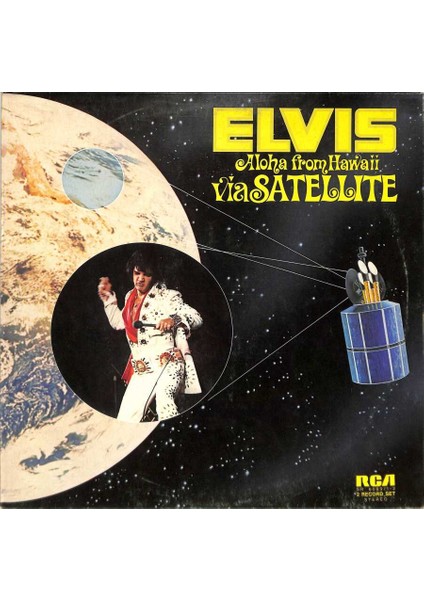 Elvis Presley (1973 - Germany) – Aloha From Hawaii Via Satellite Çift Lp (108.5) PLK19182