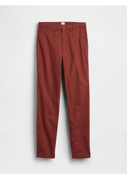 Erkek Bordo Slim Fit Gap Flex Khaki Pantolon fiyatları