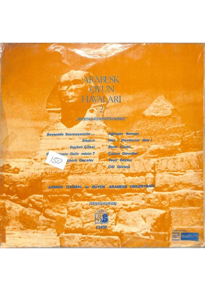 Arabesk Oyun Havaları 2 Lp Plak (108) PLK20445 fiyatları