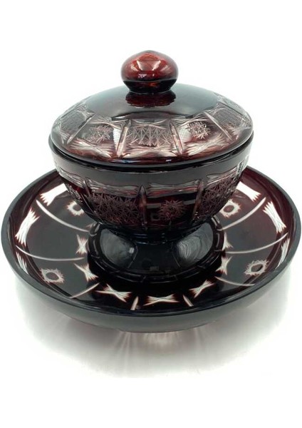 Bohem Çekoslovakya Eski Şekerlik - Lokumluk AOB1928