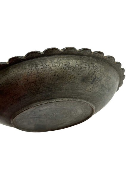 Osmanlı Yazılı Bakır Sahan ( Kapaksız ) AOB3930 fiyatları