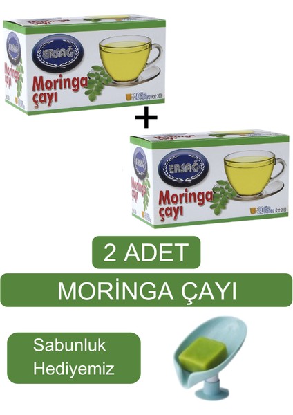 Moringa Çayı (2paket) - Sabunluk Hediyemiz 2000-02