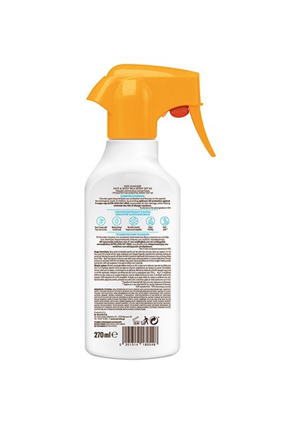 Kids Spf 50 Çocuk Güneş Spreyi – Yüksek Koruma, Yüz & Vücut Için, 270 ml fiyatları