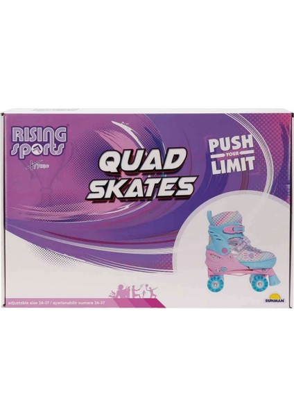 Rising Sports Işıklı 4 Teker Ayarlanabilir Paten 34-37 indirimleri