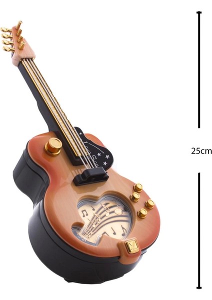 Gitar Görünümlü Nostaljik Müzik Kutusu ( Lisinya ) modelleri