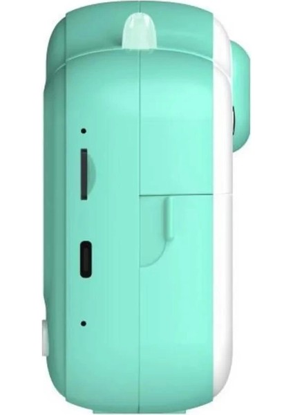 Dijital Video Kayıt Fotoğraf Çocuk Kamerası Anlık Termal Resim Kağıt Baskılı Mavi - Lisinya indirimleri