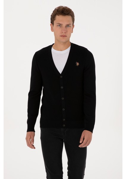 Erkek Siyah Hırka (Triko) 50307952-VR046