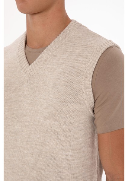 Erkek Koyu Bej Süveter 50318158-VR088