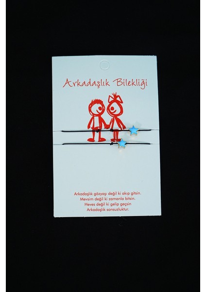 Arkadaş Şans Bilekliği Yıldız Model