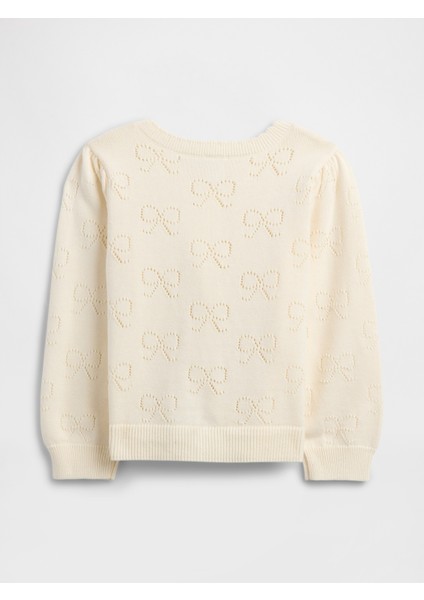 Kız Bebek Kırık Beyaz Pointelle Hırka modelleri