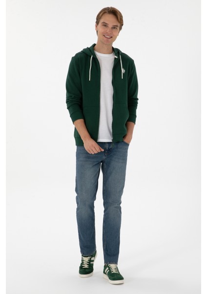 Erkek Koyu Yeşil Hırka (Örme) 50313748-VR079 fırsatları