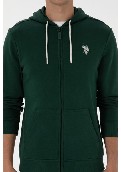 Erkek Koyu Yeşil Hırka (Örme) 50313748-VR079