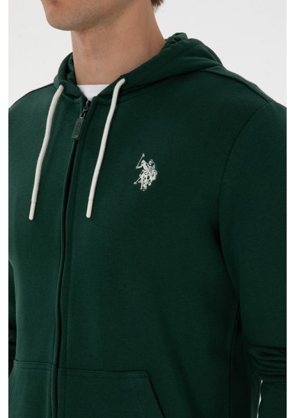 Erkek Koyu Yeşil Hırka (Örme) 50313748-VR079