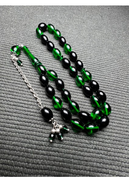 Sıkma Kapsül Model Kehribar 925 Ayar Gümüş Tesbih fiyatları