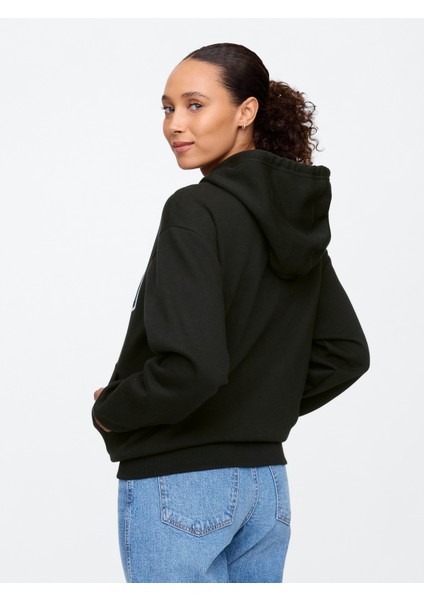 Kadın Siyah Gap Logo Fleece Fermuarlı Sweatshirt indirimleri