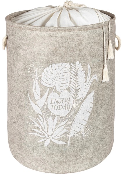 Torbalı ve Kulplu Püskül Detaylı Düzenleyici Çok Amaçlı Organizer Keçe Sepet -03631 ( Lisinya ) fiyatları