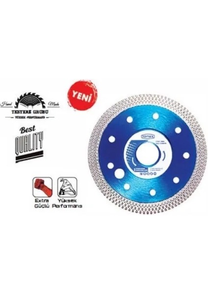 Çapraz Dişli Hassas Kesim Disk - 115X1,3 mm ( Lisinya )