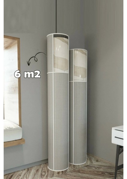 3 Lü Paket Hava Geçiren Özellikli Pvc Pencereli Halı Kılıfı Hurcu (6 M2) ( Lisinya )