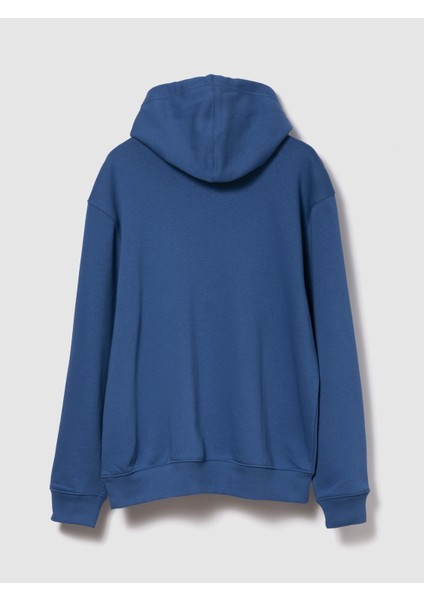 Erkek Mavi Gap Logo Relaxed Fleece Sweatshirt fiyatları