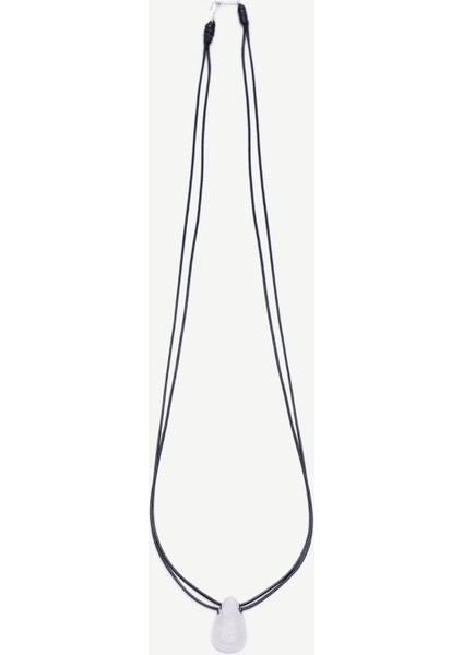 Metal Uç Detaylı Uzun Kolye