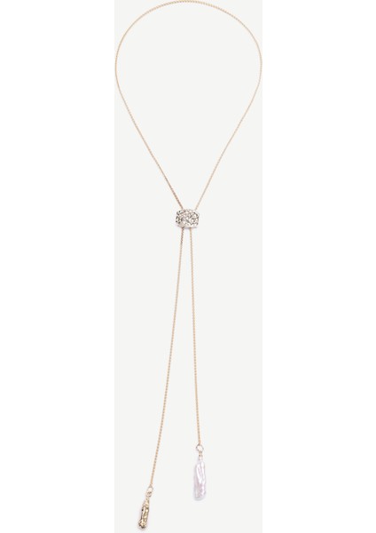 Inci Detaylı Uzun Kolye