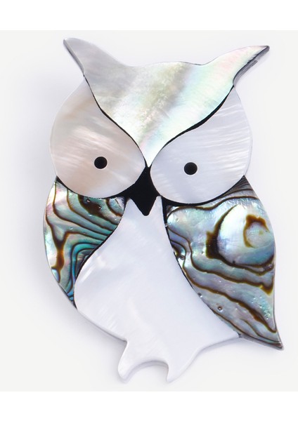 Baykuş Figürlü Broş