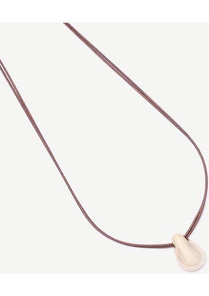 Metal Uç Detaylı Uzun Kolye fiyatları