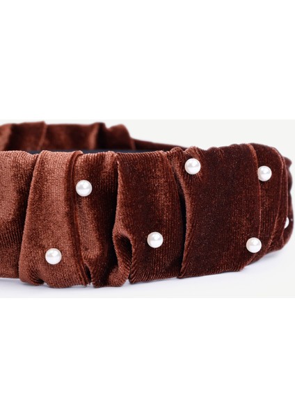 Boncuk Detaylı Kadife Taç fiyatları