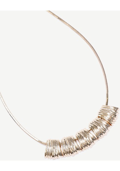 Metal Uç Detaylı Gold Kolye fiyatları