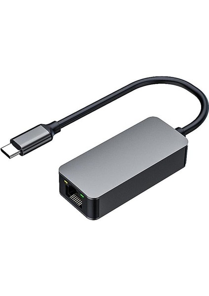 MT74 Type-C Gen 1 To 2500MBPS Ethernet Adaptör Mac Windows Uyumlu Alüminyum Kasa