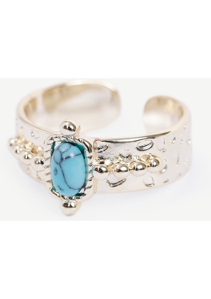 Doğal Taş Detaylı Ayarlanabilir Yüzük fiyatları