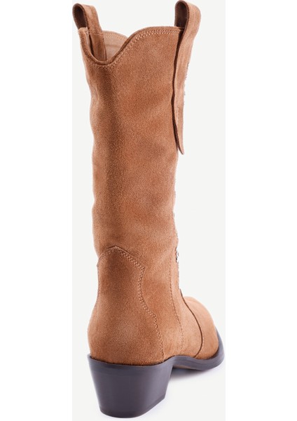 Aksesuar Detaylı Deri Western Bot modelleri