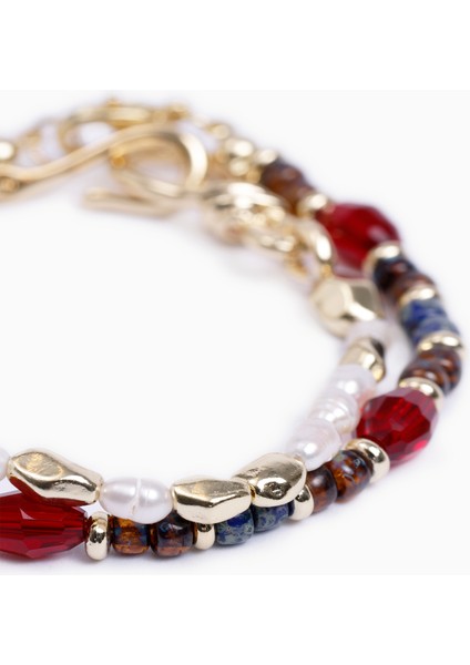 Inci ve Cam Taş Içerikli 2'li Bileklik Paketi fiyatları