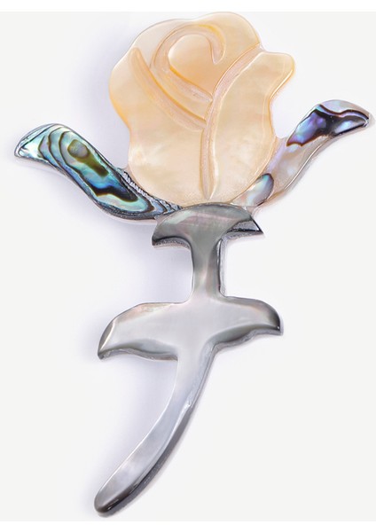 Gül Figürlü Broş