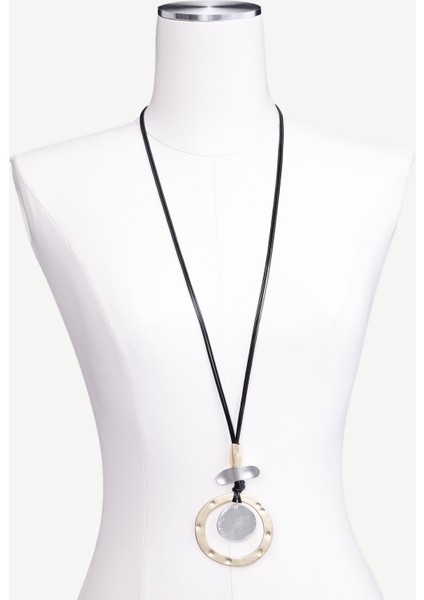 Metal Uç Detaylı Uzun Kolye modelleri