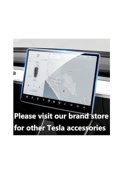Mobilite ile Uyumlu Model Y 15 Inç 2023 2024 Multimedya Auido Ekran Koruyucu Cam Film Çizilmez Araç Screen Protector modelleri