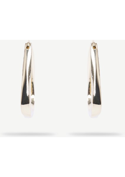 Asimetrik Formlu Halka Küpe