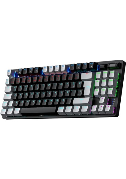 Game Power Eva 5 60M Mekanik Red Switch Türkçe Q 88 Tuş USB Gaming Klavye - 3 Yıl Garantili